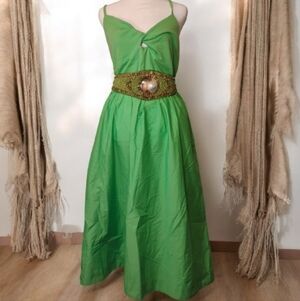 A New Day  bare Shoulder 100% Cotton Material Maxi dress